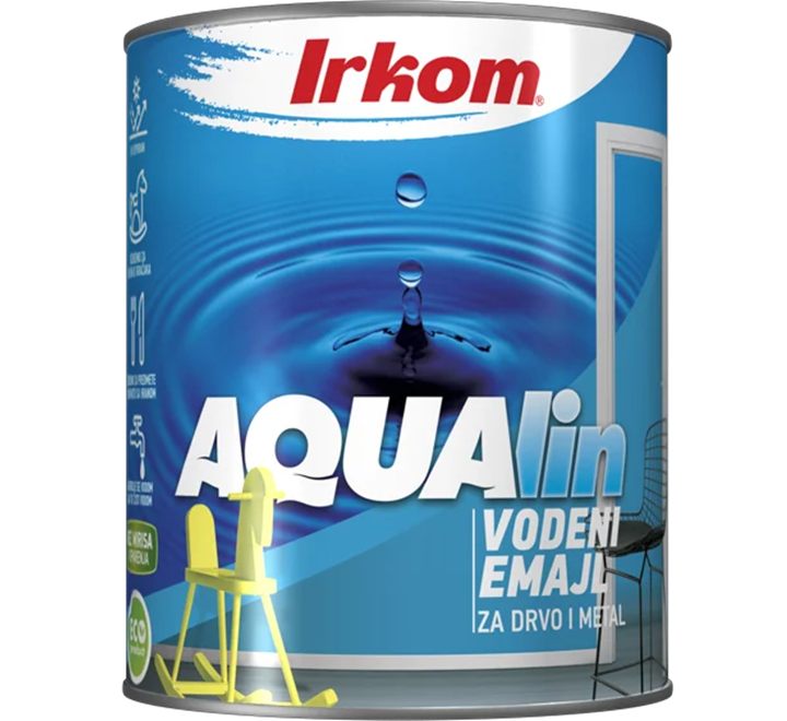 Aqualin vodeni emajl – Tamno braon